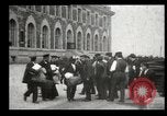 Image of Newly arriving immigrants to America  Ellis Island New York USA, 1906, second 51 stock footage video 65675073417