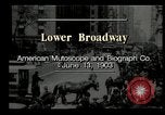 Standbild Lower Broadway New York City USA, 1903, aus Sekunde 4 historischem Filmmaterial Videoclip 65675073419