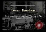 Standbild Lower Broadway New York City USA, 1903, aus Sekunde 7 historischem Filmmaterial Videoclip 65675073419