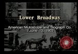 Standbild Lower Broadway New York City USA, 1903, aus Sekunde 12 historischem Filmmaterial Videoclip 65675073419
