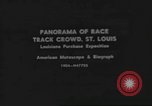 Standbild Menge an Zuschauern Saint Louis Missouri USA, 1904, aus Sekunde 1 historischem Filmmaterial Videoclip 65675073428