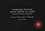 Standbild Menge an Zuschauern Saint Louis Missouri USA, 1904, aus Sekunde 7 historischem Filmmaterial Videoclip 65675073428