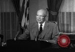 Image of President Eisenhower Washington DC USA, 1957, second 27 stock footage video 65675073521