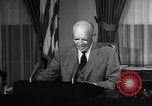 Image of President Eisenhower Washington DC USA, 1957, second 29 stock footage video 65675073521