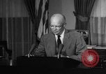 Image of President Eisenhower Washington DC USA, 1957, second 62 stock footage video 65675073521