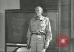 Image of Captain explains effects of atomic explosion to troops Nevada United States USA, 1955, second 29 stock footage video 65675073524