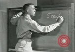 Image of Captain explains effects of atomic explosion to troops Nevada United States USA, 1955, second 56 stock footage video 65675073524