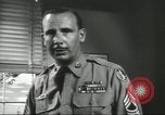 Image of Old Guard soldier duty at Fort Myer Washington DC USA, 1958, second 43 stock footage video 65675073531