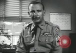 Image of Old Guard soldier duty at Fort Myer Washington DC USA, 1958, second 47 stock footage video 65675073531