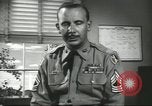 Image of Old Guard soldier duty at Fort Myer Washington DC USA, 1958, second 48 stock footage video 65675073531