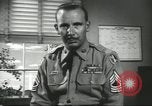 Image of Old Guard soldier duty at Fort Myer Washington DC USA, 1958, second 50 stock footage video 65675073531