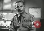 Image of Old Guard soldier duty at Fort Myer Washington DC USA, 1958, second 53 stock footage video 65675073531