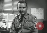 Image of Old Guard soldier duty at Fort Myer Washington DC USA, 1958, second 54 stock footage video 65675073531