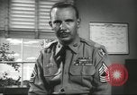 Image of Old Guard soldier duty at Fort Myer Washington DC USA, 1958, second 55 stock footage video 65675073531