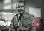 Image of Old Guard soldier duty at Fort Myer Washington DC USA, 1958, second 56 stock footage video 65675073531