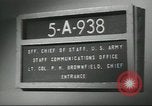 Image of Pentagon message delivery system Washington DC USA, 1958, second 32 stock footage video 65675073533
