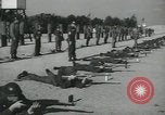 Standbild Firma E 1 Training Regiment Auszubildende Fort Dix New Jersey USA, 1955, aus Sekunde 33 historischem Filmmaterial Videoclip 65675073548