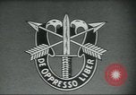 Image of Special Forces soldiers United States USA, 1955, second 9 stock footage video 65675073601