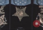 Image of Three versions of Medal of Honor Virginia United States USA, 1968, second 18 stock footage video 65675073606
