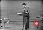Image of presidential election debate Chicago Illinois USA, 1960, second 10 stock footage video 65675073631