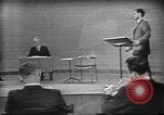 Image of presidential election debate Chicago Illinois USA, 1960, second 1 stock footage video 65675073632