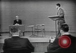 Image of presidential election debate Chicago Illinois USA, 1960, second 4 stock footage video 65675073632
