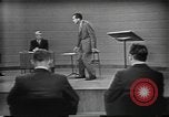 Image of presidential election debate Chicago Illinois USA, 1960, second 6 stock footage video 65675073632