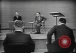 Image of presidential election debate Chicago Illinois USA, 1960, second 7 stock footage video 65675073632