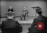 Image of presidential election debate Chicago Illinois USA, 1960, second 10 stock footage video 65675073632