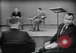 Image of presidential election debate Chicago Illinois USA, 1960, second 15 stock footage video 65675073632