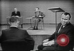Image of presidential election debate Chicago Illinois USA, 1960, second 16 stock footage video 65675073632