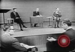Image of presidential election debate Chicago Illinois USA, 1960, second 21 stock footage video 65675073632