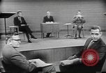 Image of presidential election debate Chicago Illinois USA, 1960, second 24 stock footage video 65675073632