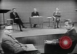 Image of presidential election debate Chicago Illinois USA, 1960, second 26 stock footage video 65675073632