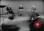 Image of presidential election debate Chicago Illinois USA, 1960, second 30 stock footage video 65675073632