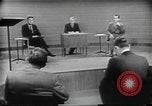 Image of presidential election debate Chicago Illinois USA, 1960, second 32 stock footage video 65675073632