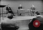 Image of presidential election debate Chicago Illinois USA, 1960, second 34 stock footage video 65675073632