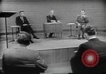 Image of presidential election debate Chicago Illinois USA, 1960, second 37 stock footage video 65675073632