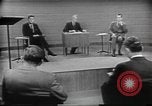 Image of presidential election debate Chicago Illinois USA, 1960, second 38 stock footage video 65675073632