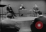 Image of presidential election debate Chicago Illinois USA, 1960, second 41 stock footage video 65675073632