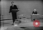 Image of presidential election debate Chicago Illinois USA, 1960, second 55 stock footage video 65675073632