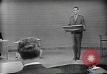 Image of presidential election debate Chicago Illinois USA, 1960, second 3 stock footage video 65675073633