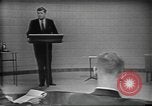 Image of presidential election debate Chicago Illinois USA, 1960, second 5 stock footage video 65675073634