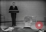 Image of presidential election debate Chicago Illinois USA, 1960, second 8 stock footage video 65675073634