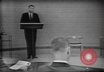 Image of presidential election debate Chicago Illinois USA, 1960, second 11 stock footage video 65675073634