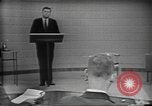 Image of presidential election debate Chicago Illinois USA, 1960, second 15 stock footage video 65675073634