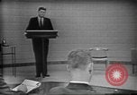 Image of presidential election debate Chicago Illinois USA, 1960, second 18 stock footage video 65675073634