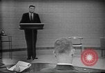 Image of presidential election debate Chicago Illinois USA, 1960, second 19 stock footage video 65675073634