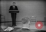 Image of presidential election debate Chicago Illinois USA, 1960, second 20 stock footage video 65675073634