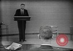 Image of presidential election debate Chicago Illinois USA, 1960, second 22 stock footage video 65675073634